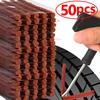 5/50Pcs Tire Repair Strips Tubeless Rubber Stiring Glue Seals for Car Motorcycle Tyre Puncture Kit Wicks Worms Tools Accessories
