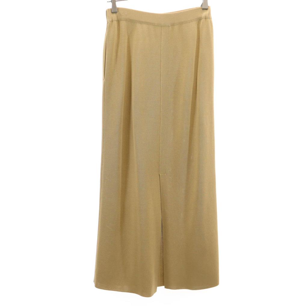 FOXEY BOUTIQUE made in Japan knit Long skirt 40 beige Women Used