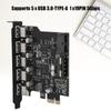 PCIE на 5 портов USB 3.0 19-контактный разъем платы расширения PCI Express