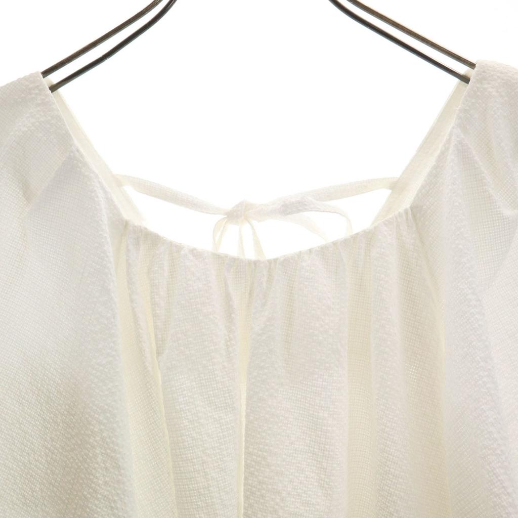 unused nano universe Short sleeve Flared sleeve soccer blouse S white Women Used
