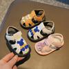 Обувь для ходьбы Zapatos Bebe Cartoon Baby Walking Shoes 2024 года, летние новые сандалии для мальчиков и девочек, пляжная обувь с противоскользящей подошвой, обувь для новорожденных и малышей