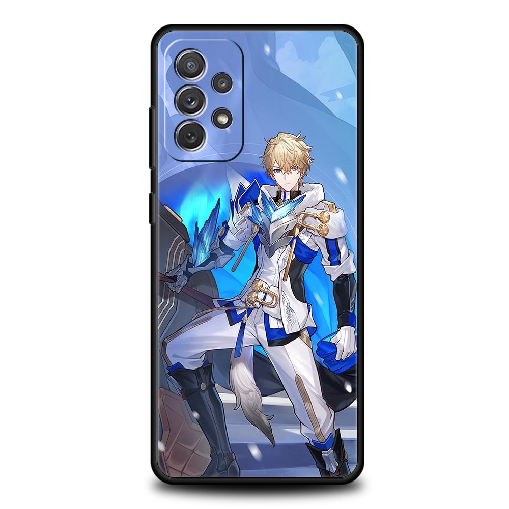 Чехол Honkai Star Rail Blade Jing Yuan для Samsung A24 A12 A14 A32 A50 A70 A20E A20S A10S A22 A30 A40 A34 A54 A42 A52 A04s