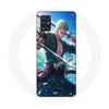 Maniacase Case for Samsung Galaxy A51 4g One Piece Roronoa Zoro Sword Manga Anime
