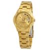 Восстановленные мужские часы Seiko 5 Sports SNZ450J1, автоматические, 23 камня, корпус и браслет из нержавеющей стали с золотым покрытием, золотой циферблат, водозащита 100 м