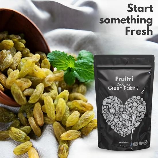 Сушеный виноград без косточек Fruitri Kishmish 500 г, 100 % натуральный зеленый изюм Kismish/зеленый Kismish сухофрукты изюм