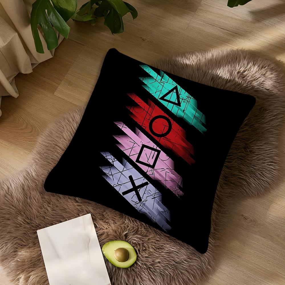 Крутая подушка P-PlayStation Модная игровая для спальни, автомобиля, кофейни, комнаты, мягкая, для гостиной, дивана, декоративная наволочка