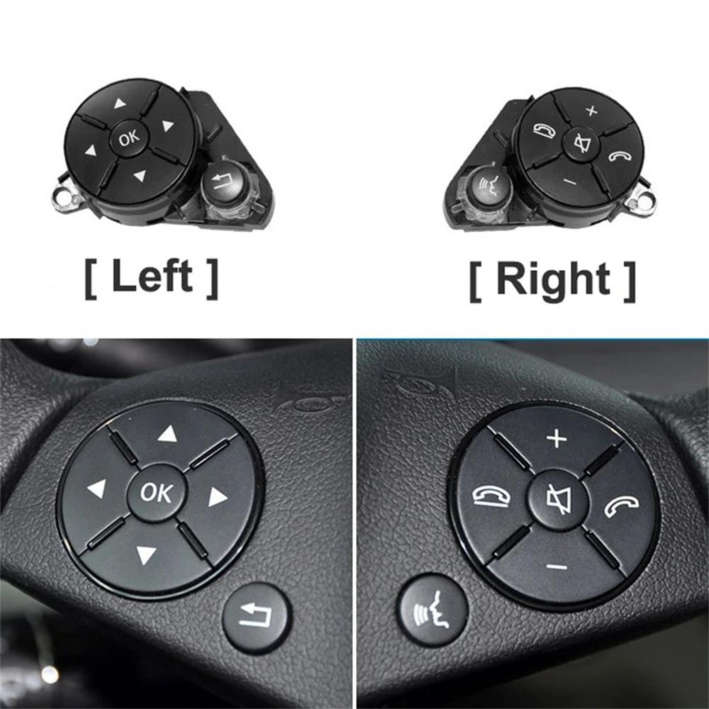Car Steering Wheel Switch Buttons For Mercedes-Benz W204 W212 X204 W207 C/E/GLK-