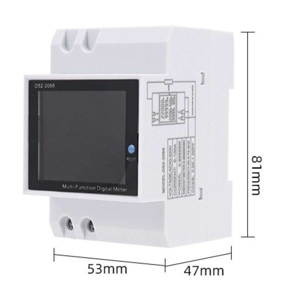6IN1 Function Digital Multi-function Meter 110V 220V 380V 100A Voltage Current Electric Energy Meter LED Display