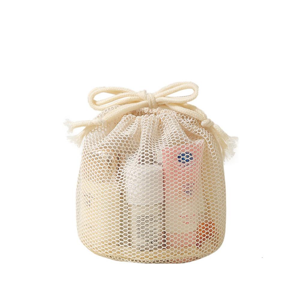 Portable Mesh Makeup Bag Gauze Toiletry Bag Portable Travel Storage Bag  Business