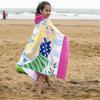 Kids Hooded Bath Beach Towel 100% Cotton Super Soft Children's Towel Swimming Girls Boys