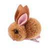 Cute Cartoon Bunny Hair Clip Soft Plush Rabbit Hairpin Hand Made Multipurpose Mini Hair Clip for