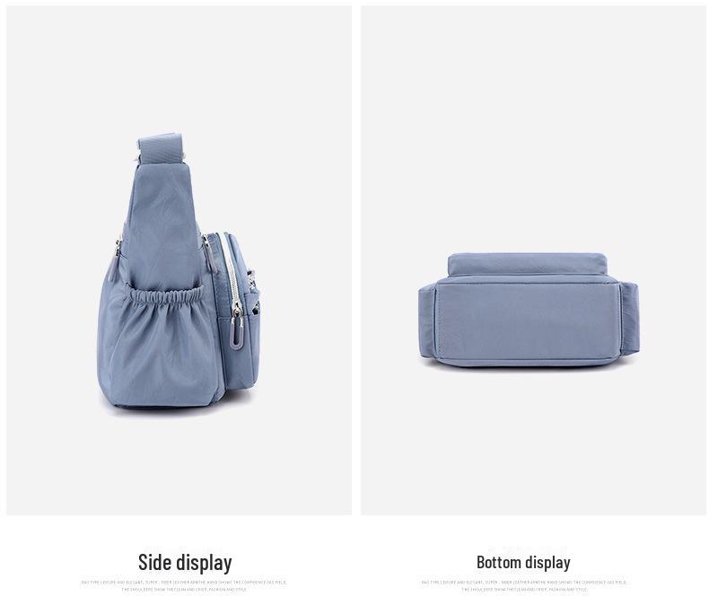 2023 Женская нейлоновая сумка через плечо большой вместимости - многокарманная, повседневная сумка-мессенджер для активного отдыха