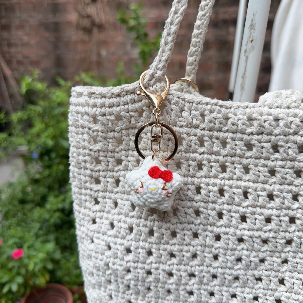 Wholesale Crochet Pendant Cartoon Little Star High Quality Cotton Thread Hand DIY Decorative Gift Clothing Decoration Cute Stars
