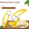 Stainless Steel Banana Slicer Banana Fruit Divider Ham Sausage Cutting Fruit Knife Tool Banana Cutting Tool