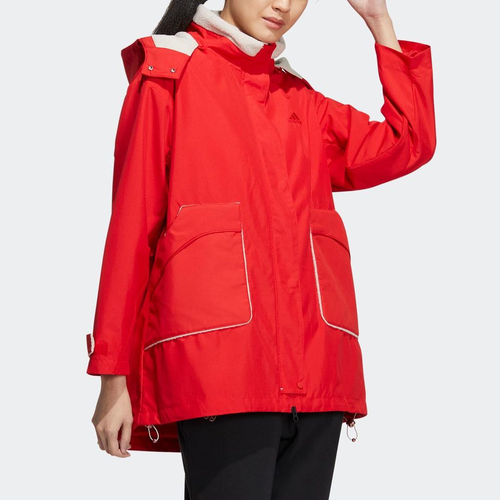adidas Куртка женская светло-алая HZ2995