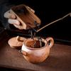 Необработанная руда Грубая керамика Чайный горшок Ручной работы Чайный сервиз Одиночный чайник Чайная церемония