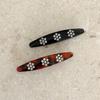 FANTASTIC PLANET oval cubic flower hair pin (2colors)