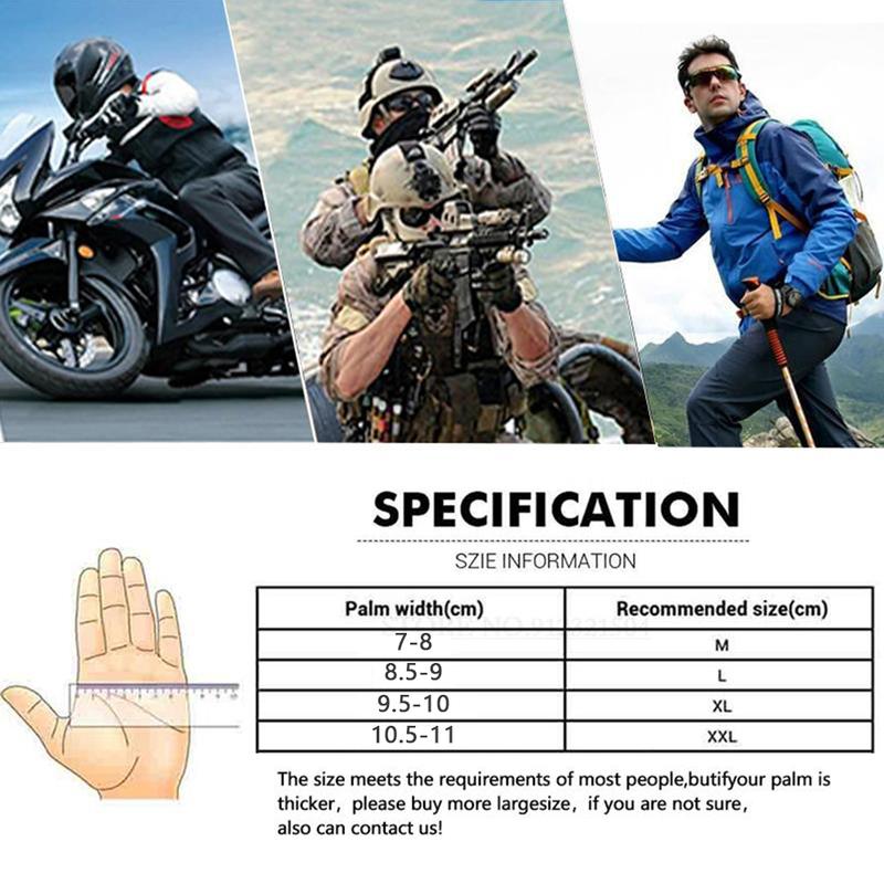 Motorcycle Gloves For Men And Women Anti Fall Touch Screen Off-road Riding Gloves Motorcycle Outdoor Gloves Retro Leather Gloves