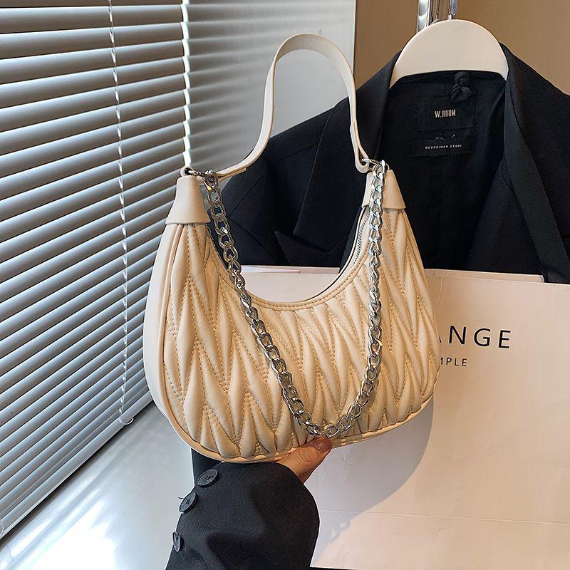 Плиссированная сумка-кроссбоди Saddle 2025 - Большая вместимость