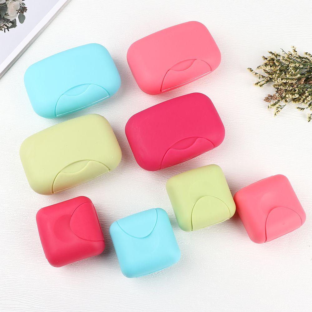 Box Cover Leakproof Travel Plastic Soap Case Soap Box Soap Holder Container Soap Dishes