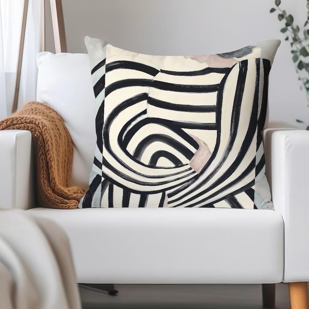 Линейный рисунок S-софия Линд Наволочка Применимое пространство Для гостевых комнат Интерьеры Автомобили Офис Украшение дома