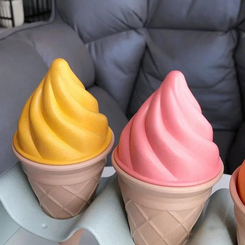 Non-Toxic Kinder Pretend Spielen Spielzeug Weizen Stroh Material Eis Spielzeug Kche Graben Werkzeuge Umwelt Nordic Wind Im Freien Spielen