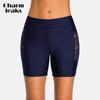 Women Swim Trunks Bottom Side Hollow-out Solid Swim Skirt Build-in Brief Swimwear Briefs Swimming Bottom Tankini Bottoms
