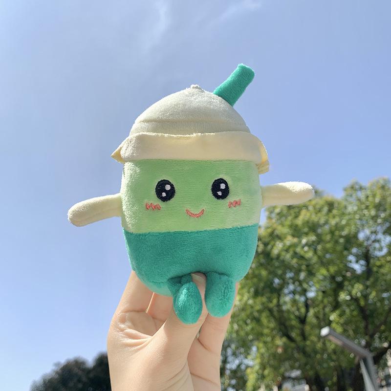 Креативный брелок-кукла в виде чашки молочного чая - Милый плюшевый аксессуар для рюкзаков