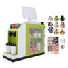 Игрушечный кассовый аппарат супермаркета с реалистичной кофемашиной, холодильником, сканером для игры