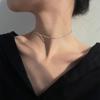 925 пробы серебряное колье-чокер женские свадебные аксессуары панк готика ювелирные изделия колье женское dz638