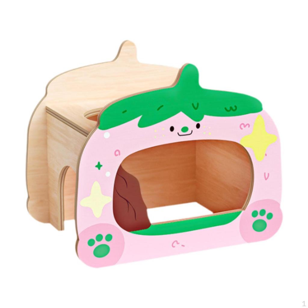 Мост для хомяка Бородатая агама Древесина Рептилии Укрытие Пещера Убежище для рептилий Крысиная Лестница для песчанок