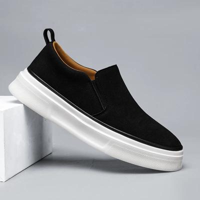Мода 2025 Кроссовки на мягкой подошве однотонные Удобные лоферы Обувь Zapatos Мужская дышащая обувь Мужская сетчатая Нескользящая вулканизированная обувь