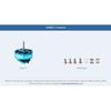 T-HOBBY M0802 KV27000 1S FPV Brushless Motor 9N12P 1mm Shaft 1.78g for 65-75mm Tinywhoop Indoor Racing Whoop Drone RC Quadcopter