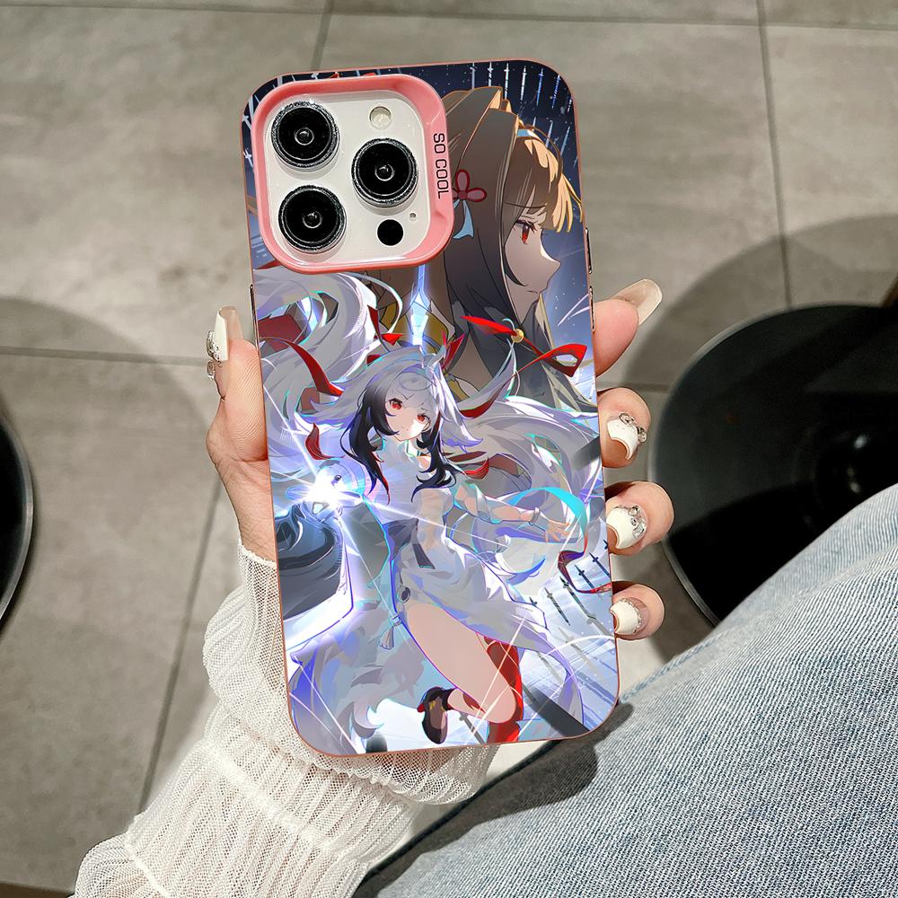 ZZZ Чехол для телефона Ye Shunguang для iPhone 17 16 15 14 13 12 11 X XR XS Air Pro Max Plus Розовый Разноцветный Серебристый Чехол
