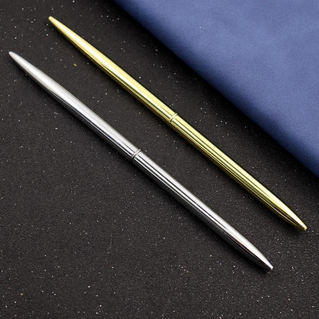 Fashion Ballpoint Pen Business Ball Point Pen Golden Silver Clip Black Refill Writing