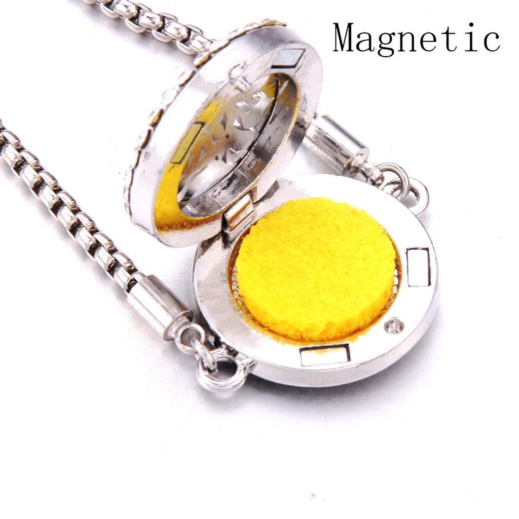 Браслет с полой банкой из титановой стали с бриллиантами, дерево жизни, регулируемый размер для духов