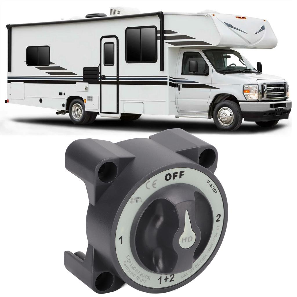 500A морской выключатель аккумулятора, мощный 4-позиционный переключатель аккумулятора для автодома