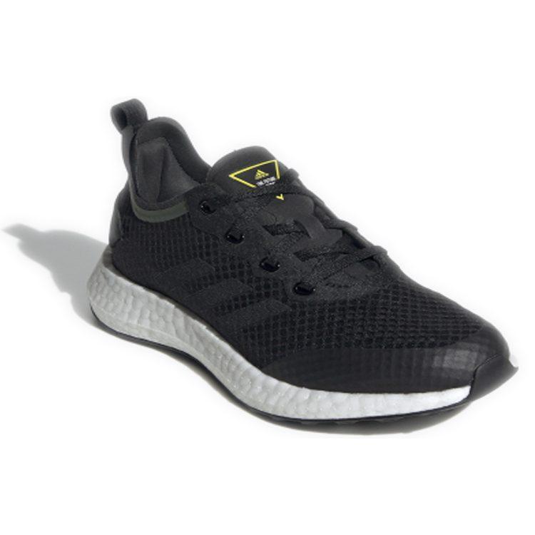 adidas Lux J Классические и универсальные с амортизацией Низкие детские беговые кроссовки Черно-белые Подростковые EG4597