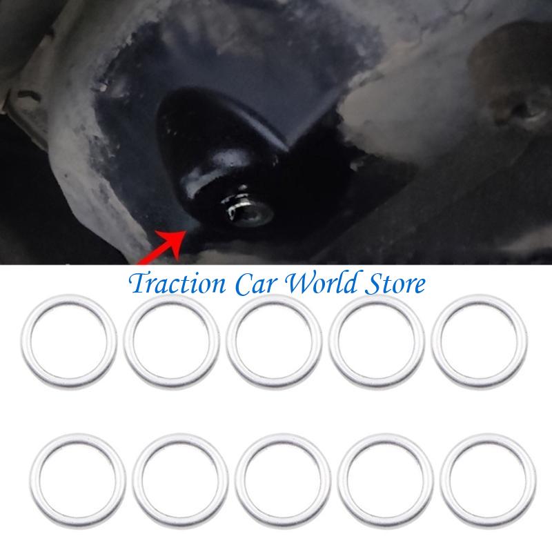 L9BC High Temperature Resistant Vehicle Maintenance Gasket for Engine Oil Pans Drain Bolt Pad Plug Washer, N0138157 Leakproof