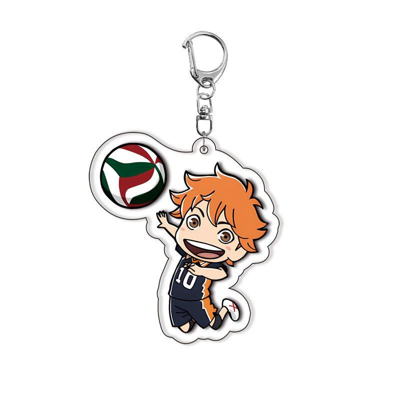 28 Стилей Аниме Haikyuu!! Акриловый Брелок Хинаты Сёё Тобио Кагэяма Даити Савамура Мультяшный Популярный Брелок для Ключей Ювелирный Кулон