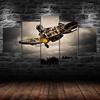 Motocross Stunt Bike Rider Canvas 5 Piece Five Panel Print Modern Wall Art Poster Picture Home Decor Gift For Him For Her