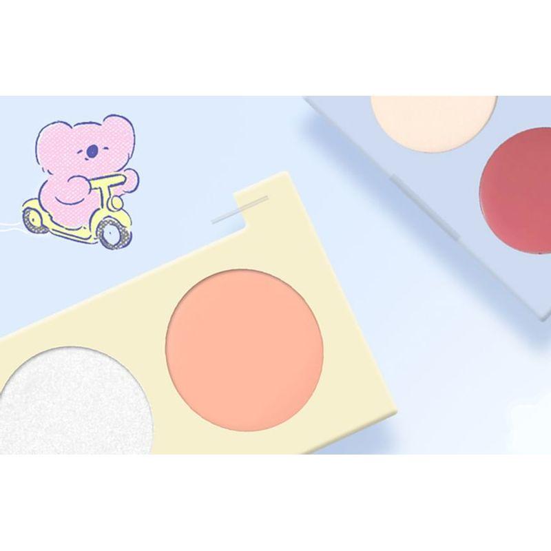 MYY - Серия "Коала" Двухцветные Высокоглянцевые Румяна - 4 Цвета