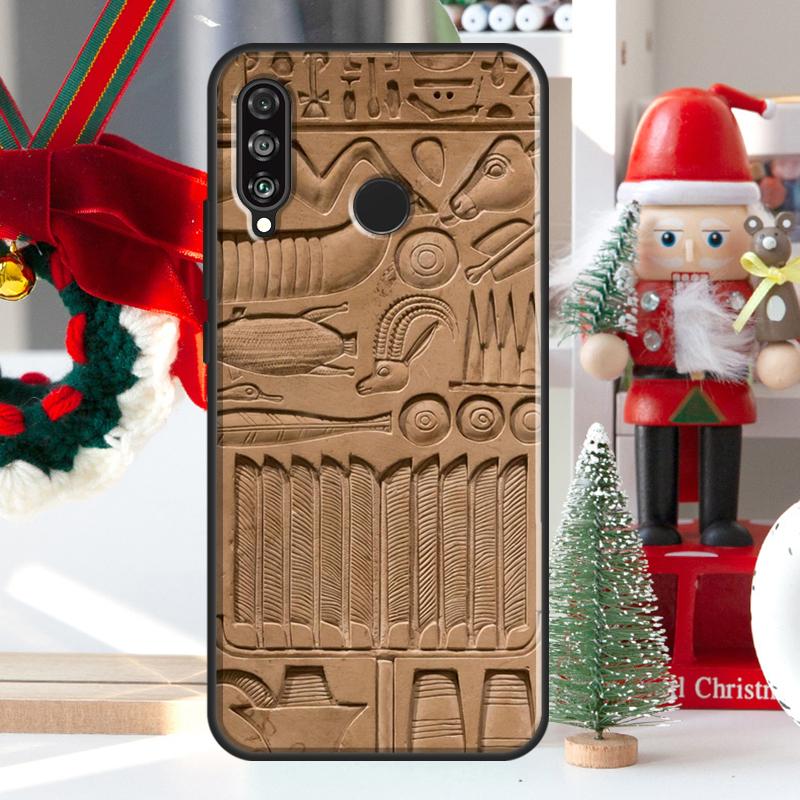 Египетские Иероглифы Символы Для Чехла Huawei Nova 5T 9 10 SE 7i 8i 11i 12i Y73 Y72 Y61 Y91 Y60 Y70 Y90 P20 P40 P30 Lite