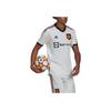 Adidas Мужская футболка Man Utd Player Edition с V-образным вырезом в полоску, белая H13883