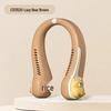 2026 Trendy Bladeless Neck Fan - Cute, Rechargeable, Up & Down Wind for Girls