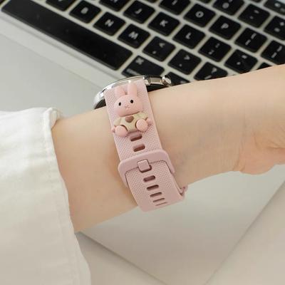 Силиконовый ремешок 20 мм 22 мм 18 мм для Samsung Galaxy Watch 7 Band 40 мм 44 мм Ремешок 44 мм 6 classic 43 мм для huawei для xiaomi Женский