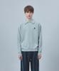 REST&RECREATION Wool Polo Knit Top - Light Gray