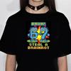 Funny Six Seven Italian Brainrot 67 Number Graphic Print TShirt Women Summer Short Sleeved Loose Comfortable Tshirt Top