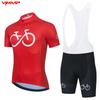 Mens Elastic Short Sleeve Cycling Jersey Quick Dry Outdoor Road Bike Mountain Downhill Sport Shirt