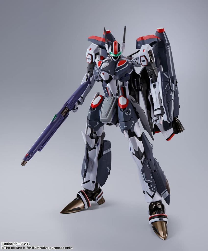 TAMASHII NATIONS DX Chogokin Macross F Super Messiah Valkyrie Saotome Revival 340mm ABS Die Cast PVC Painted Movable Figure VF-25F (Alto Custom) Ver.